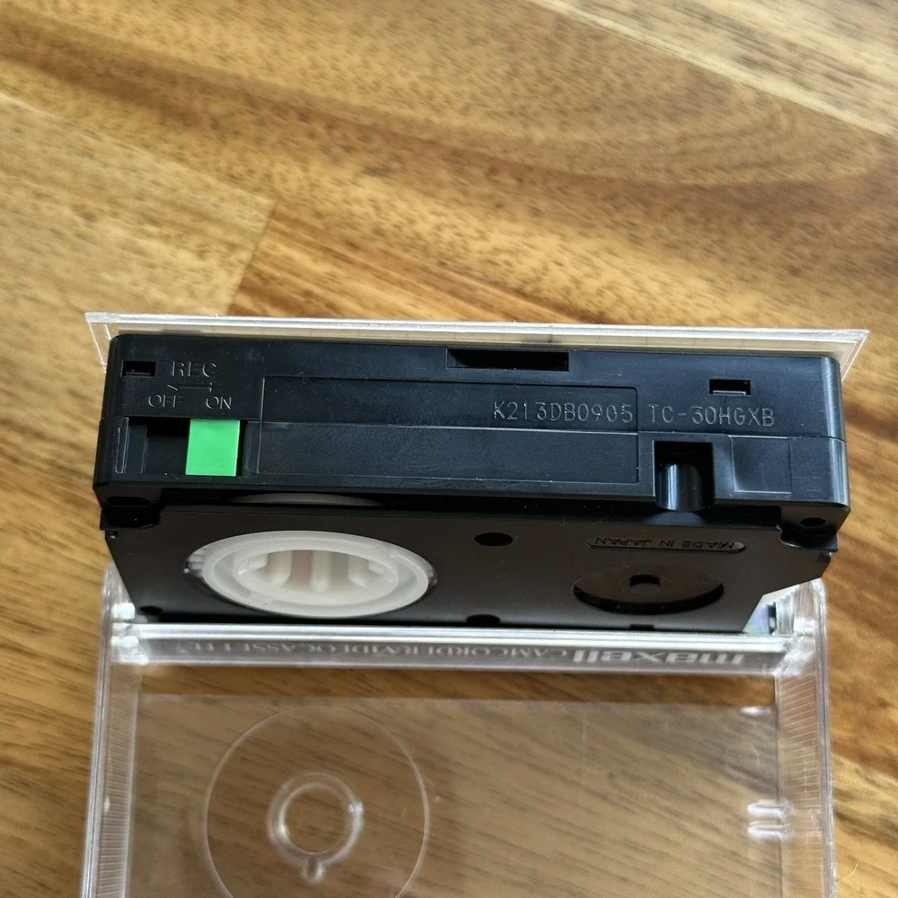 Maxwell VHS-C TC-30 HGX-Gold Premium High Grade Video Tapes 2 Pack‎ And TC30HG